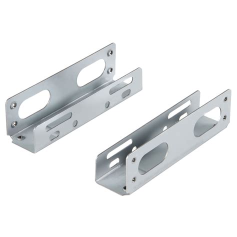 metal 5.25 to 3.5 inch drive adapter bracket|3.5 to 5.25 bay bracket.